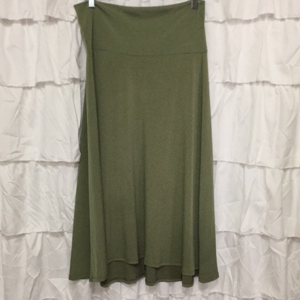 LulaRoe Azure skirt green small